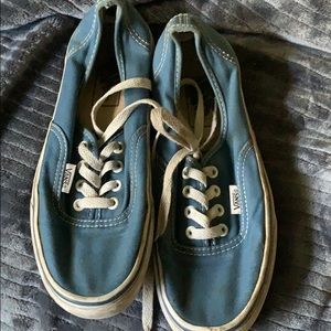 Vans navy blue lace ups